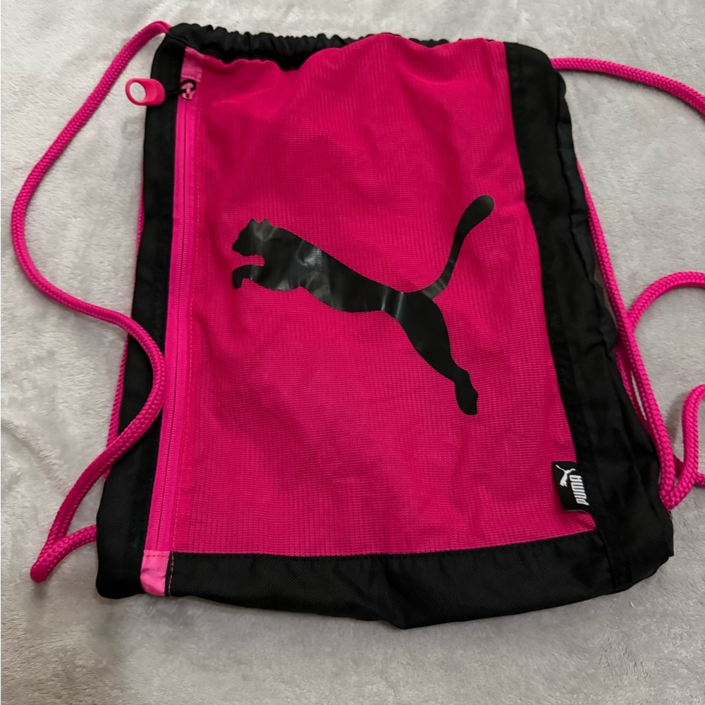 Puma Vibrant Pink and Black Bag